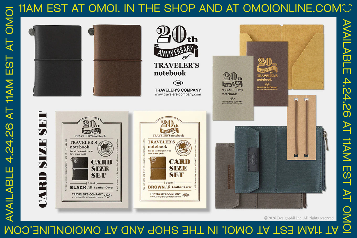 TRAVELER'S notebook Card Size 20th Anniversary Sets – Omoi Life Goods