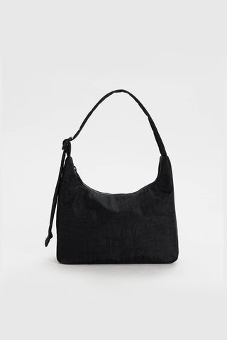 BAGGU Mini Nylon Shoulder Bag Black