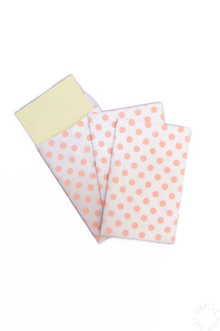 Hataguchi Collective Mini Notecard & Envelope Set Small Dots Pink
