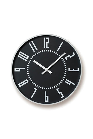 Lemnos Eki Clock Black