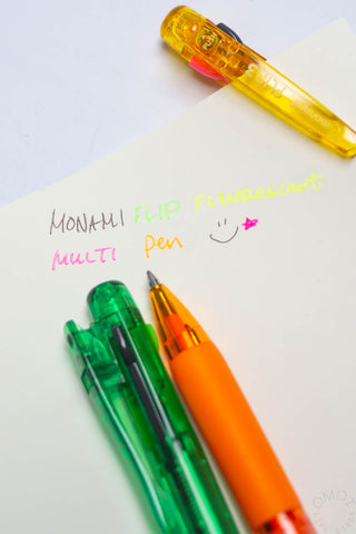MONAMI Flip 3 Fluorescent Multi Pen