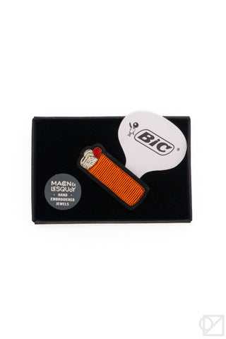 Macon & Lesquoy x BIC Hand Embroidered Pin Lighter
