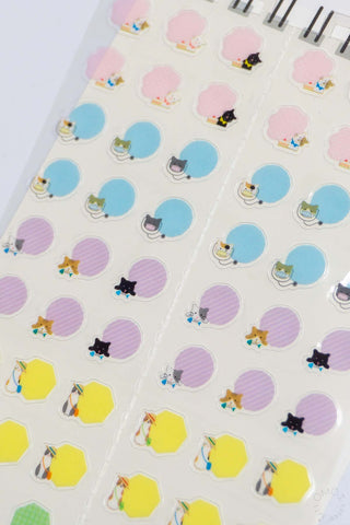 Midori Cat Date Marker Planner Stickers