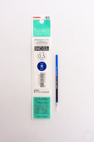 ZEBRA SNC-05 bLen 0.5mm Emulsion Ink Multi-Pen Refill