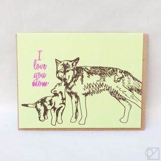 Wolfmommy Mother's Day Greeting Card