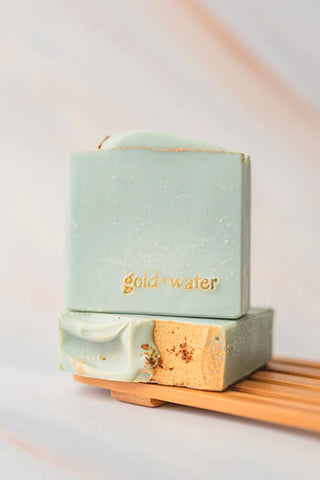 GOLD+WATER CO. Handcrafted Soap Eucalyptus Mint