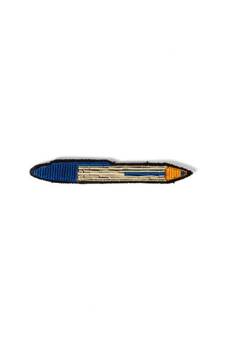 Macon & Lesquoy x BIC Hand Embroidered Pin Ballpoint Pen