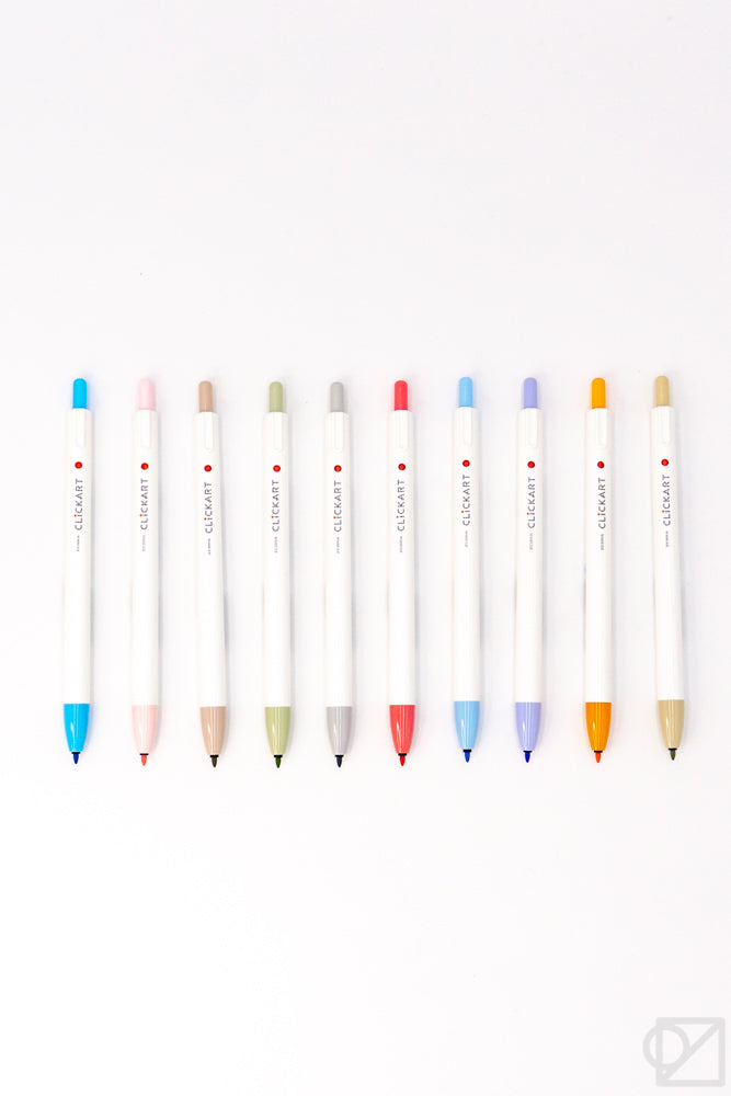 Zebra Pen Click Art Retractable Marker Pen, Fine Point, 0.6mm, Assorted Colors, 12 Pack Zebra Pen Click Art Retractable Marker Pen, Fine Point, 0.6mm, Assorted Colors, 12 Pack