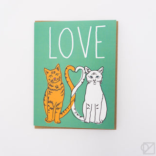 Cats Love Card