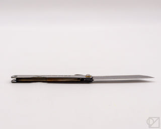 Higonokami Aogami Blue Steel Pocket Knife Satin Black