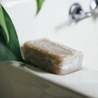 Ursa Major Morning Mojo Bar Soap exfoliates and smells great