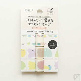 masté Monthly Style Washi Tape Trio