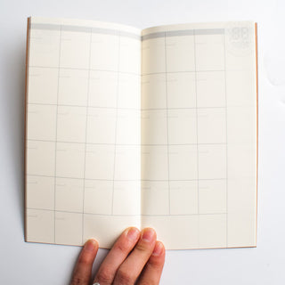 Midori Traveler's Notebook: 017 Monthly Planner Refill