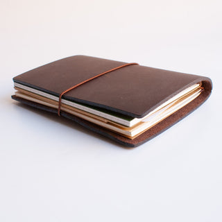 Midori Traveler's Notebook Leather Journal Black