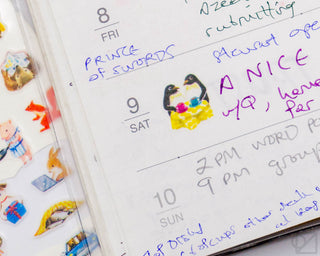 Midori Diary Stickers Animal Scenes