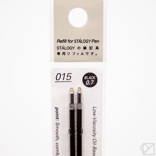 STÁLOGY 015 Low-Viscosity Oil-Based Ink Ballpoint Pen 0.7mm Refill
