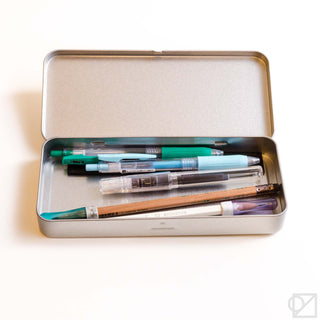 SLIP-ON Stainless Steel Flat Pen Case XL