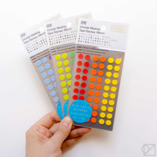 STÁLOGY 006 Washi Tape Dot Stickers Earth Shuffle