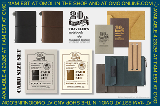 TRAVELER’S notebook Card Size 20th Anniversary Sets