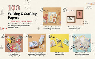 100 Writing & Crafting Papers: Foods & Sweets