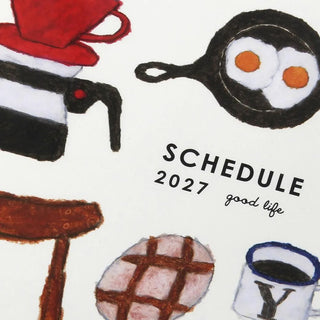 2027 Yusuke Yonezu A6 Monthly Planner Daily Tools