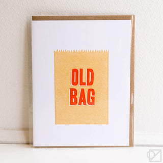 Old Bag Birthday Card