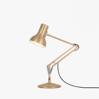 Anglepoise Type 75 Mini Metallic Desk Lamp Gold Lustre