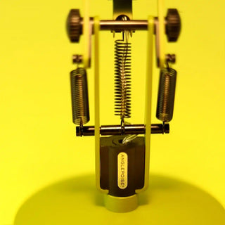 Close up of springs on Anglepoise desk lamp