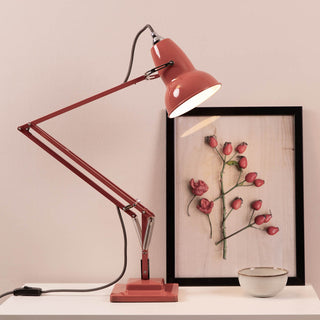 Anglepoise Original 1227 Lamp with Desk Clamp Coral Red