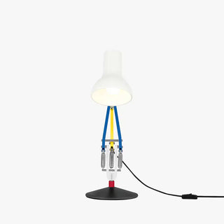 Colorful desk lamp on a white background