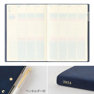 Midori 2026 B6 Weekly Vertical Daylight Planner