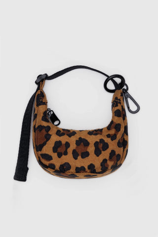 BAGGU Crescent Bag Charm Leopard