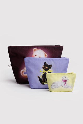 BAGGU Go Pouch Set Fancy Animals