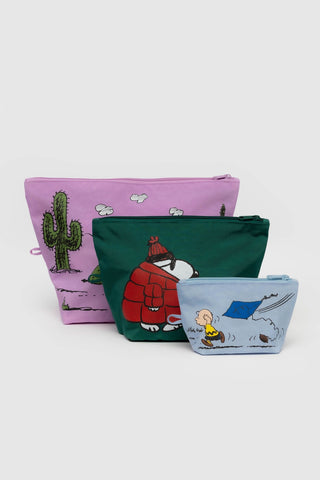 BAGGU Go Pouch Set Peanuts