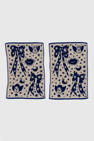 BAGGU Hand Towel Set of 2 Cherub Bows