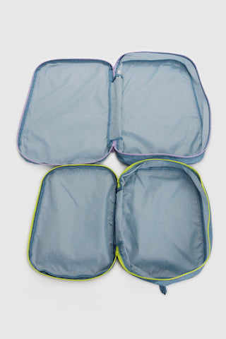 BAGGU Large Packing Cube Set Digital Denim