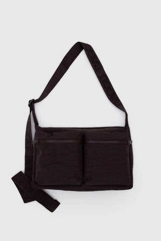 BAGGU Medium Cargo Crossbody Bag Chocolate Plum