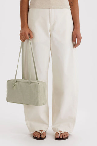 BAGGU Nylon Bowler Bag Celadon