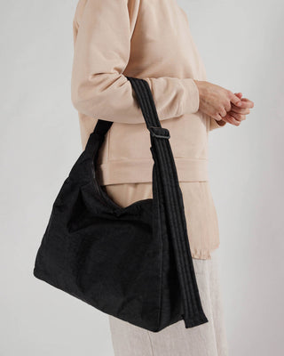 BAGGU Nylon Shoulder Bag Black