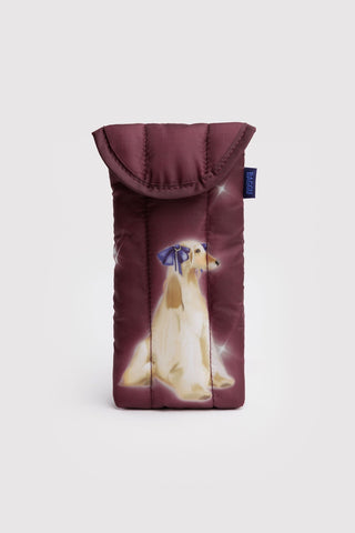 BAGGU Puffy Glasses Sleeve Fancy Dogs