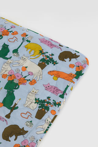 BAGGU Puffy Picnic Blanket Table Cats