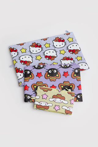 BAGGU Sanrio Go Pouch Set Hello Kitty & Friends Western