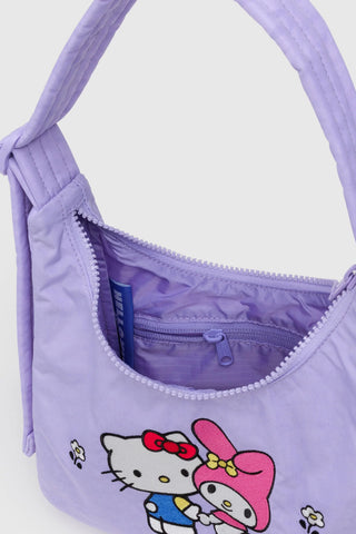 BAGGU Sanrio Mini Nylon Shoulder Bag Embroidered Hello Kitty & My Melody