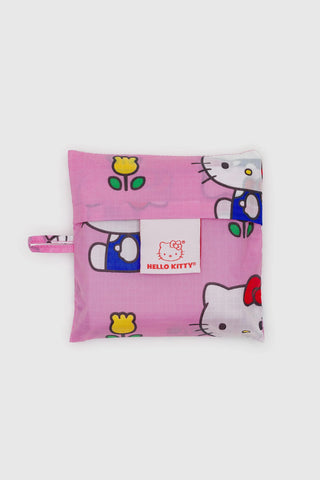 Folded tote of pink Hello Kitty 