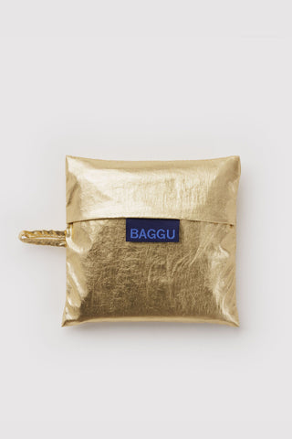 BAGGU Standard Tote Gold Metallic