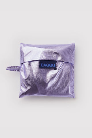 BAGGU Standard Tote Lavender Metallic
