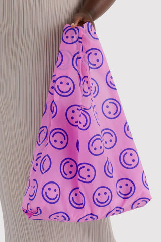 BAGGU Standard Tote Pop Pink Happy