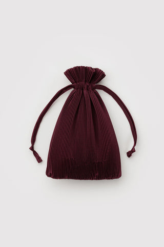 BAGGU Pleated Tote Mahogany