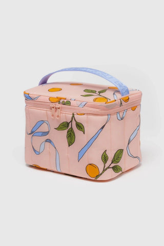 BAGGU Puffy Lunch Bag Apricots & Ribbons