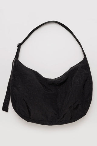 BAGGU Nylon Crescent Bag Large Black